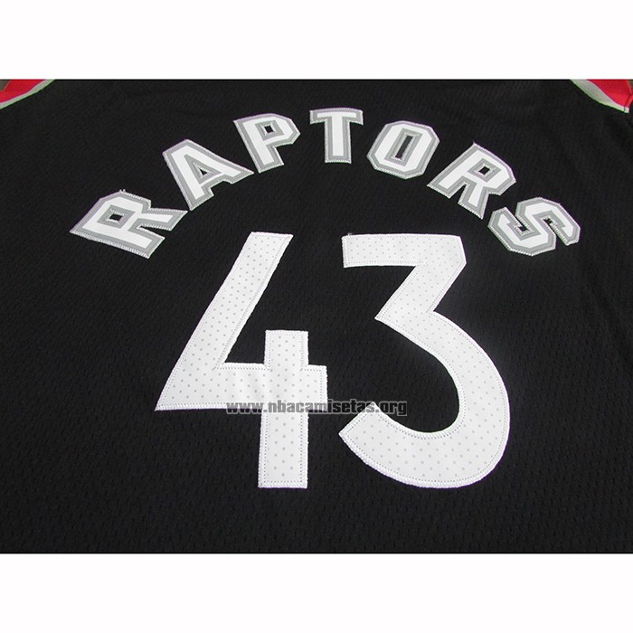 Camiseta Toronto Raptors Pascal Siakam NO 43 Statement 2018 Negro